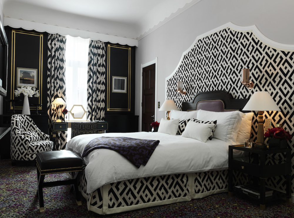 Master bedroom of the Grand Piano Suite